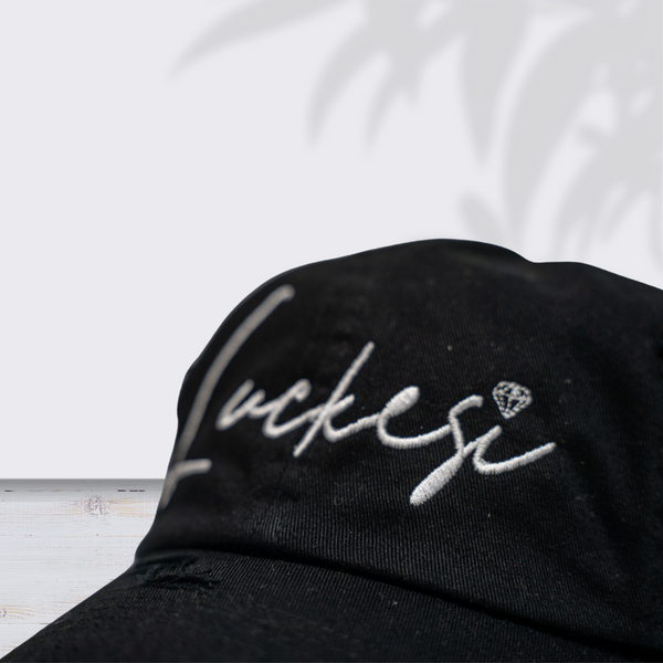 Black Luckesi Hat / White Logo